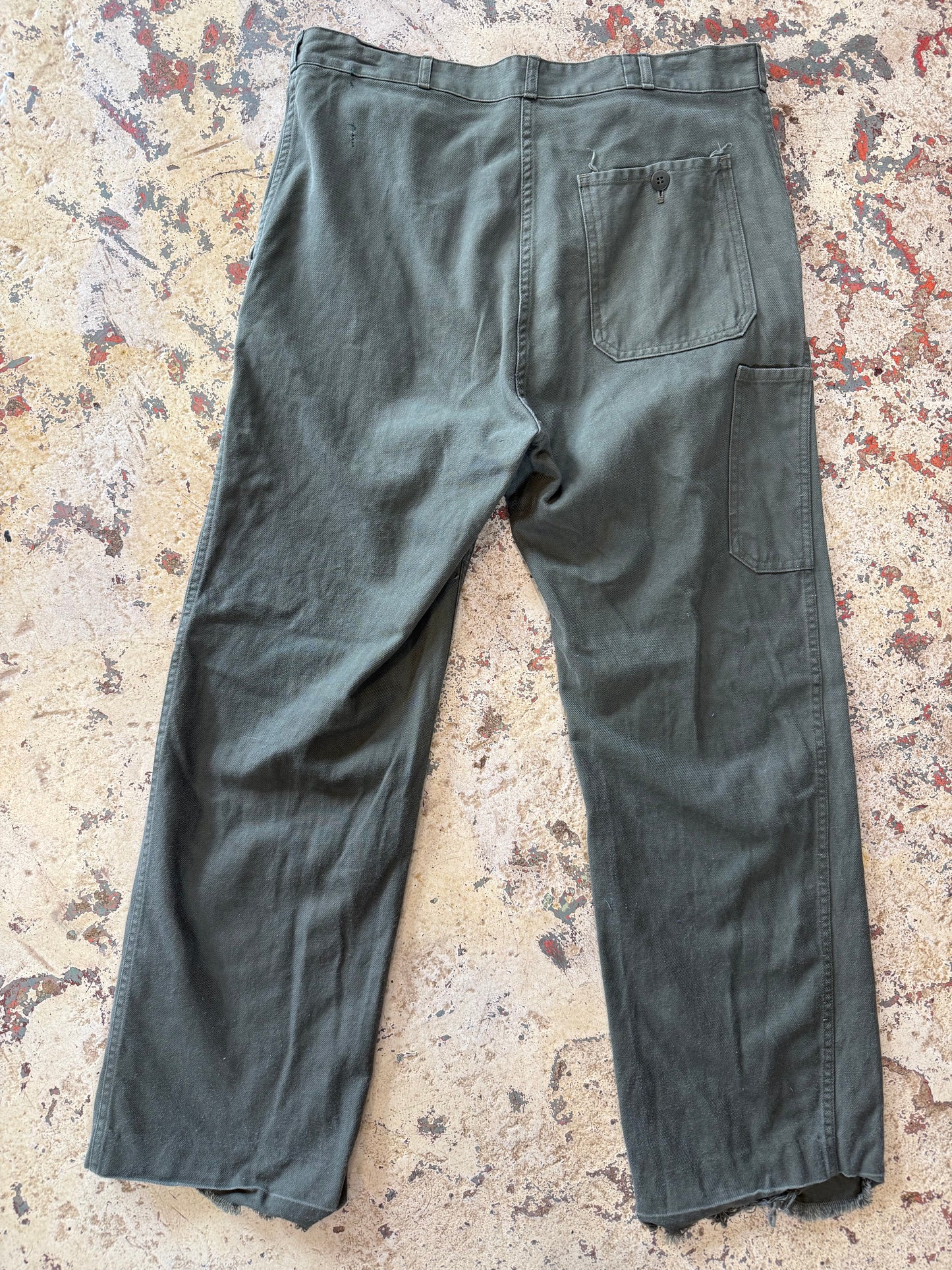 BLK LBL Vntg Military Pleated Trousers