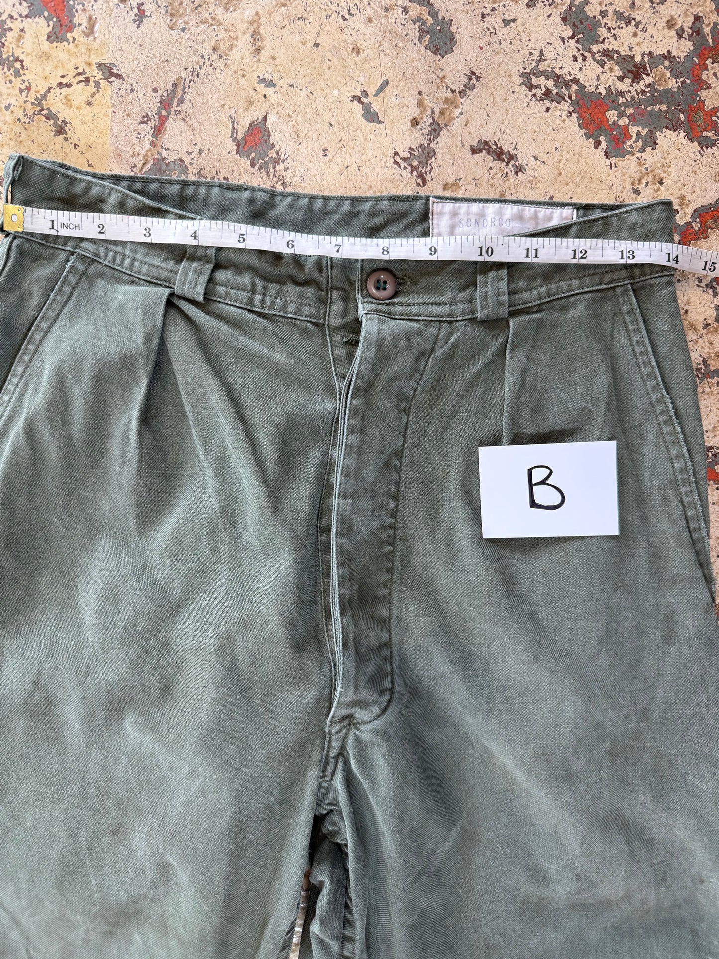 BLK LBL Vntg Military Pleated Trousers