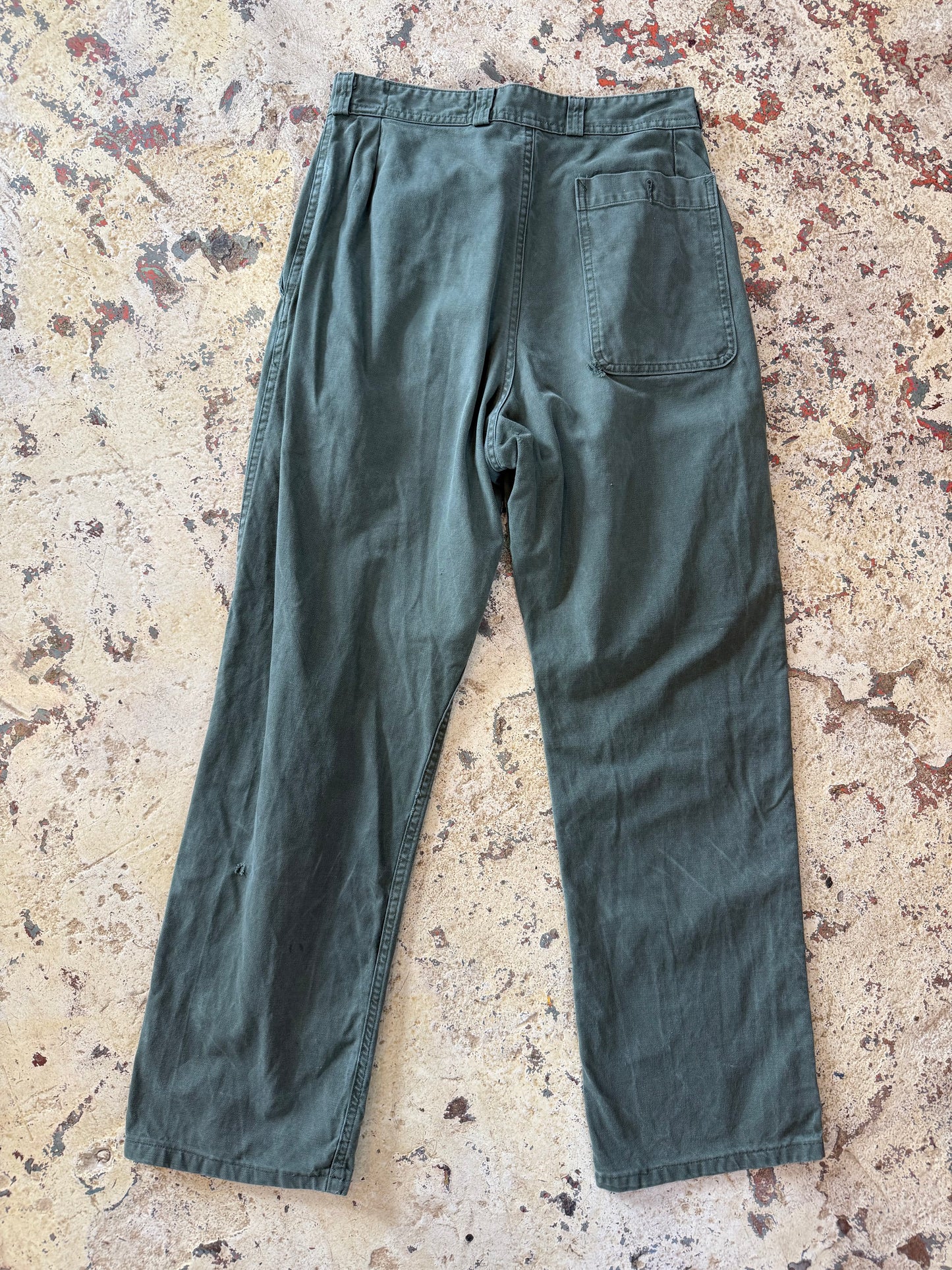 BLK LBL Vntg Military Pleated Trousers