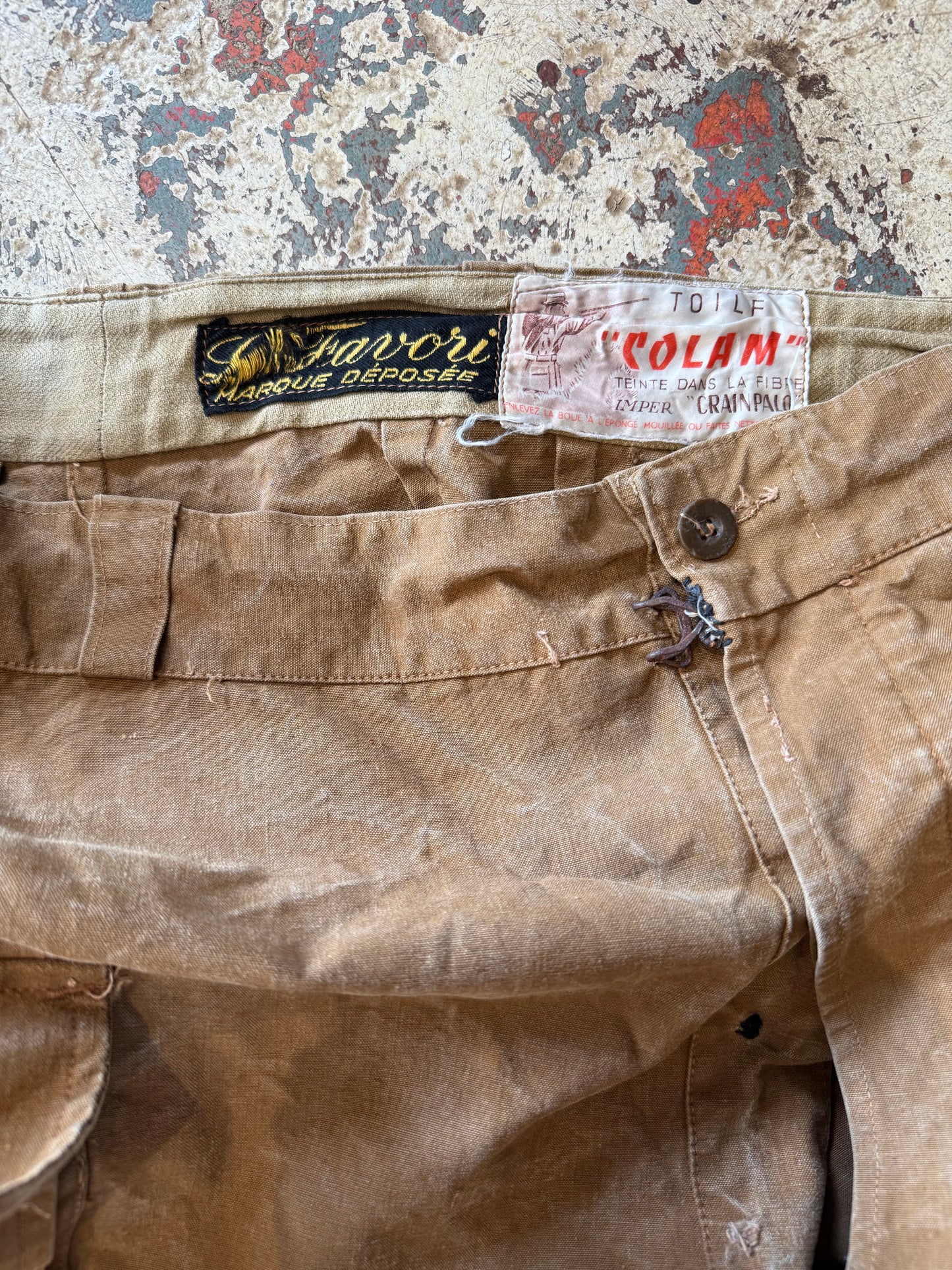BLK LBL Vntg French Brown Sport Trousers