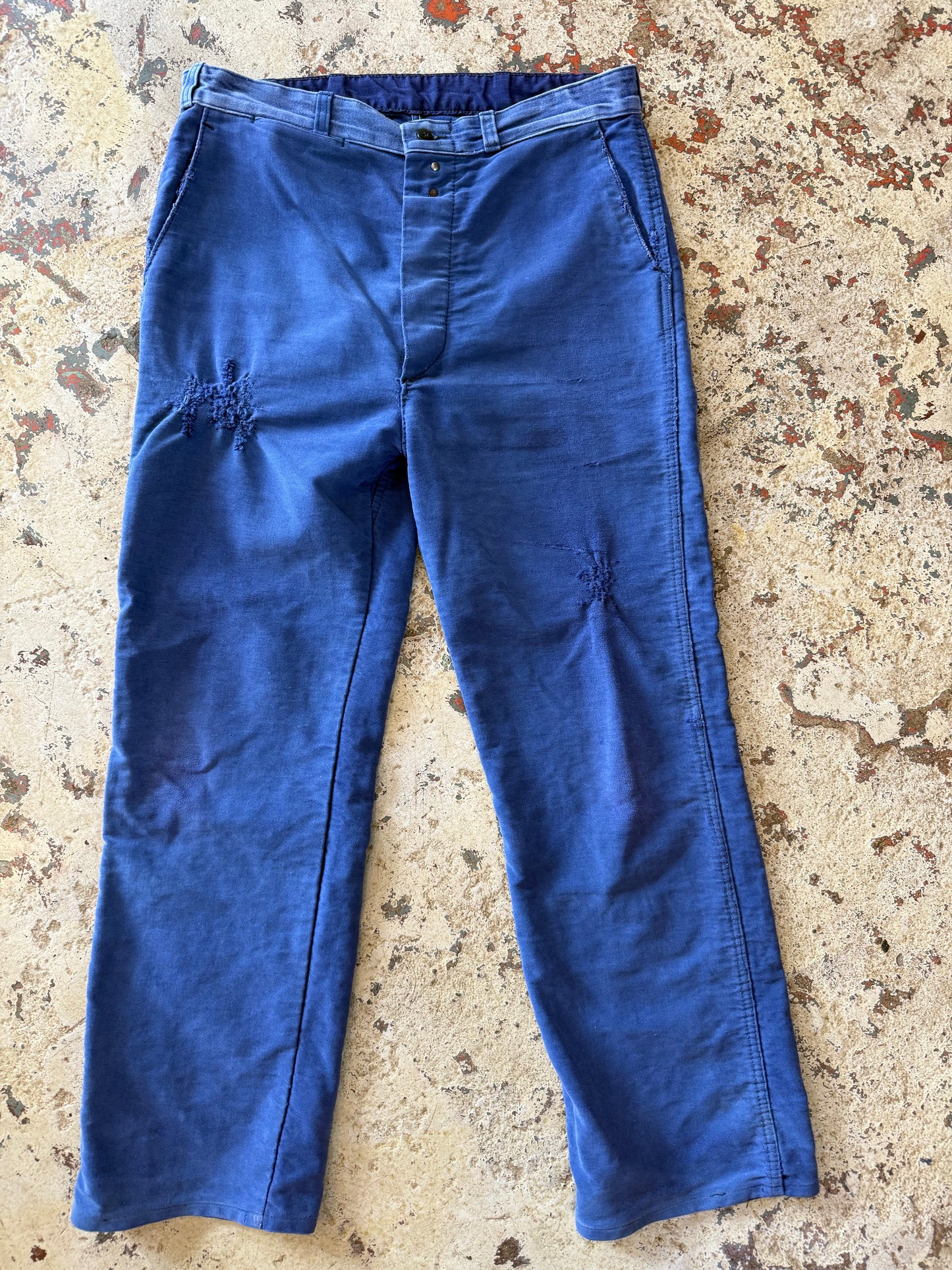 BLK LBL VNTG French Moleskin Bleu De Travial Trousers