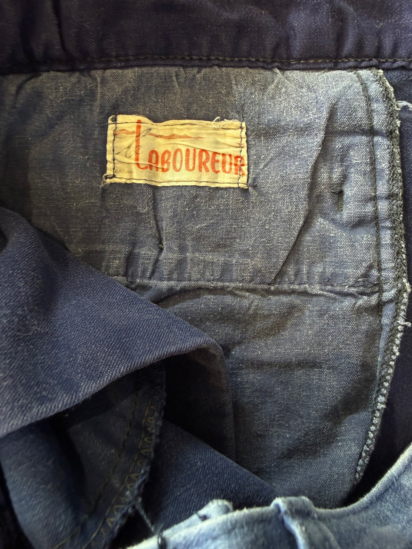 BLK LBL VNTG French Moleskin Bleu De Travial Trousers