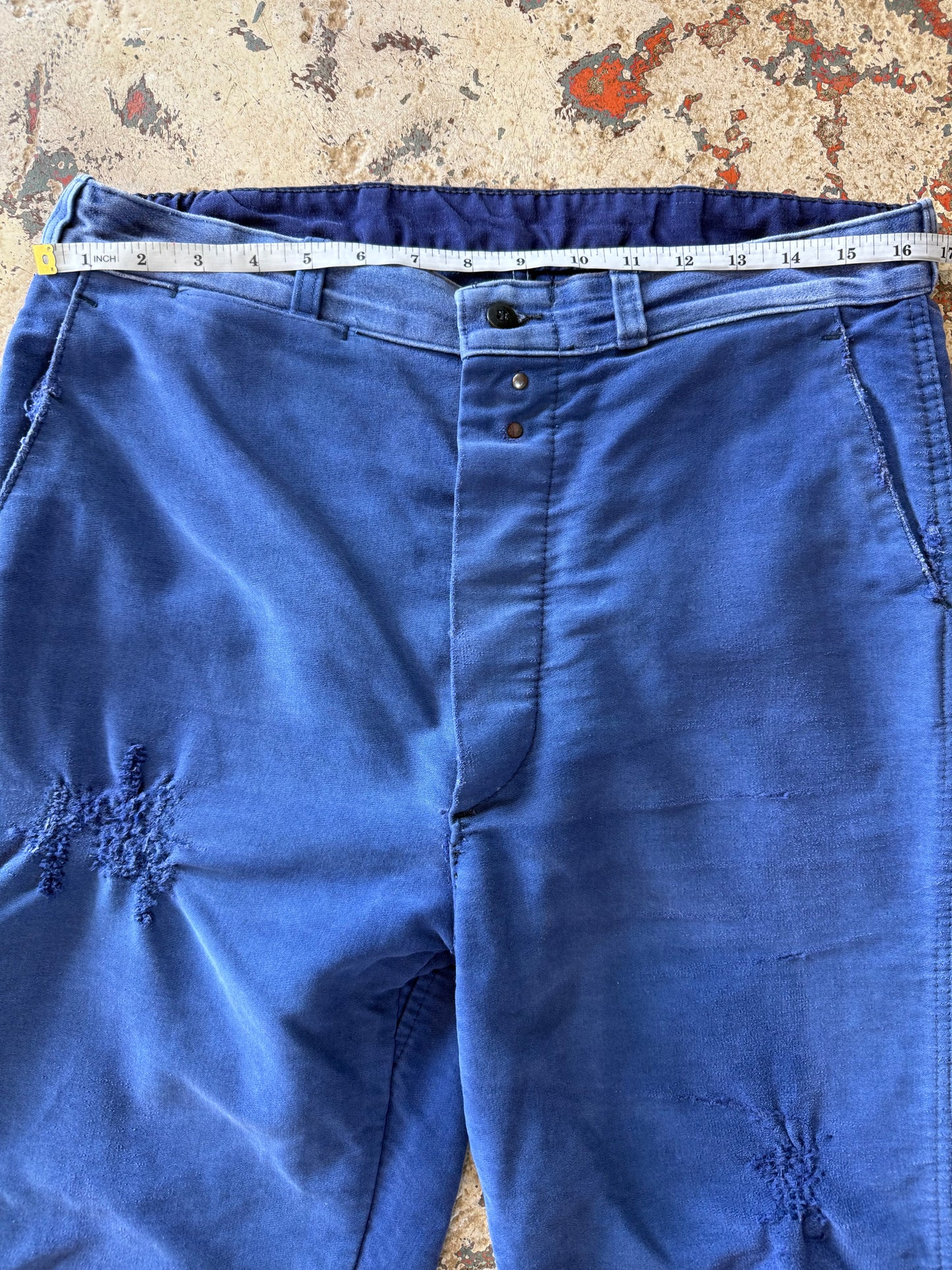 BLK LBL VNTG French Moleskin Bleu De Travial Trousers
