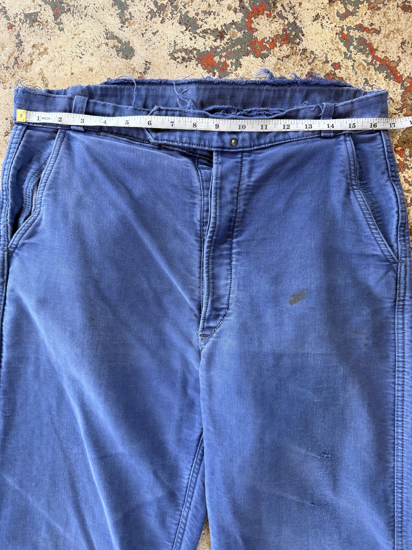 BLK LBL VNTG French Moleskin Bleu De Travial Trousers