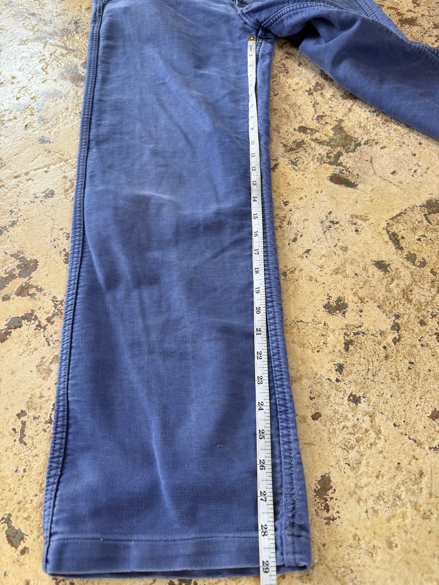 BLK LBL VNTG French Moleskin Bleu De Travial Trousers