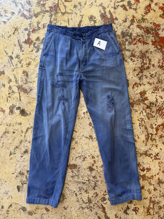 BLK LBL VNTG French Bleu De Travial Trousers