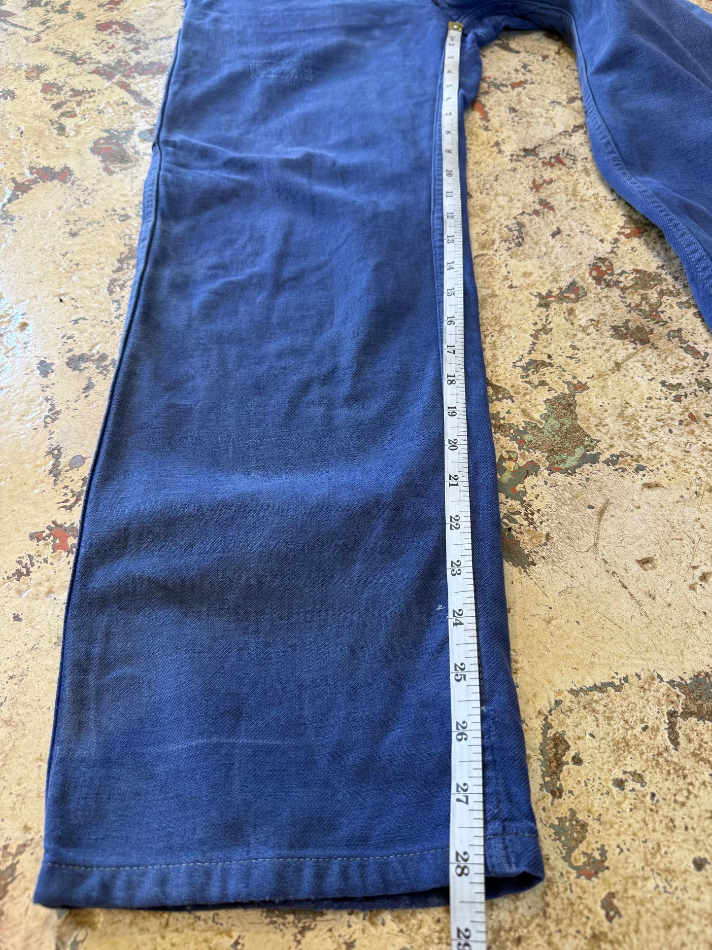 BLK LBL VNTG French Bleu De Travial Trousers
