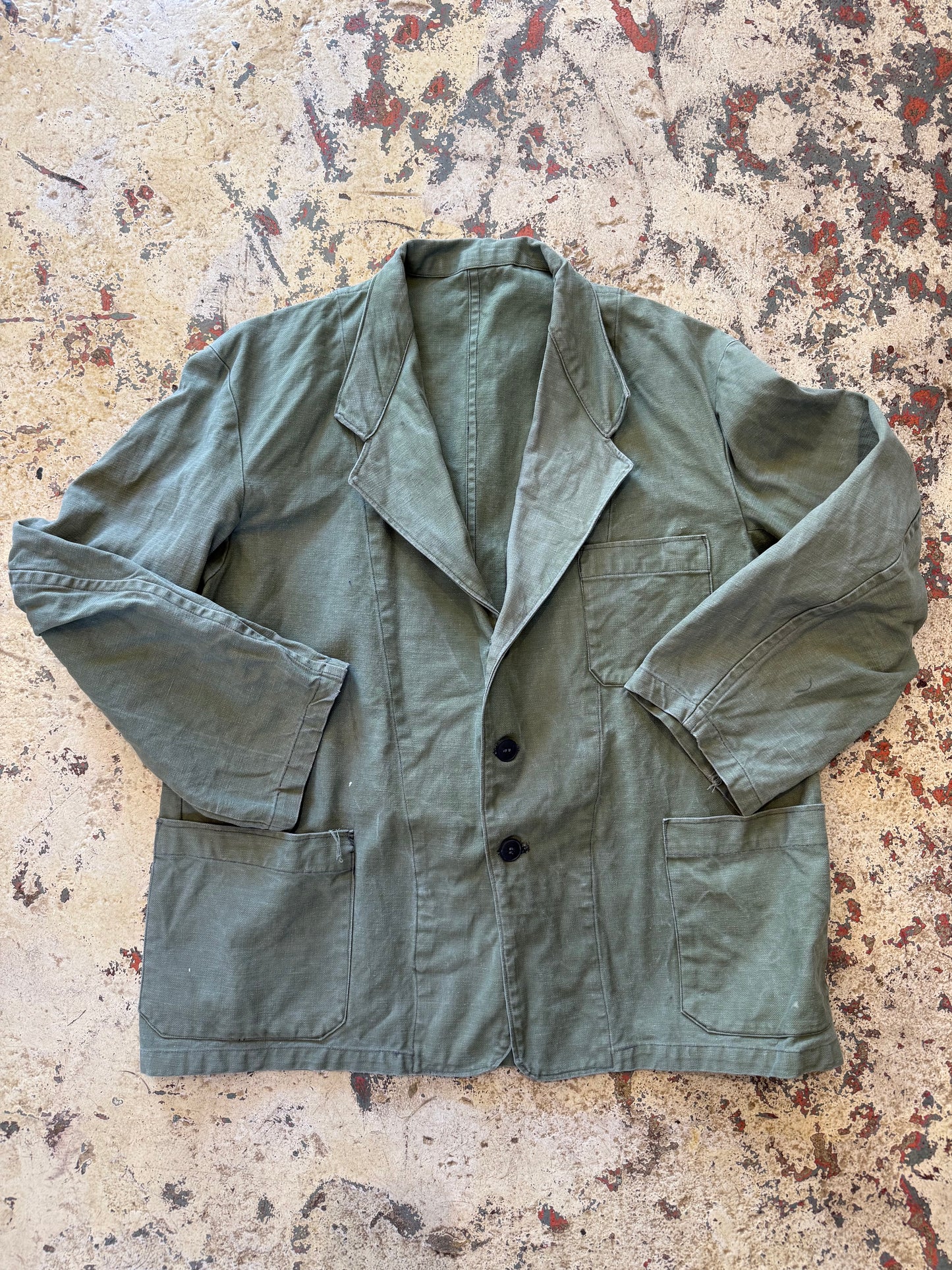BLK LBL VNTG French Military Blazer