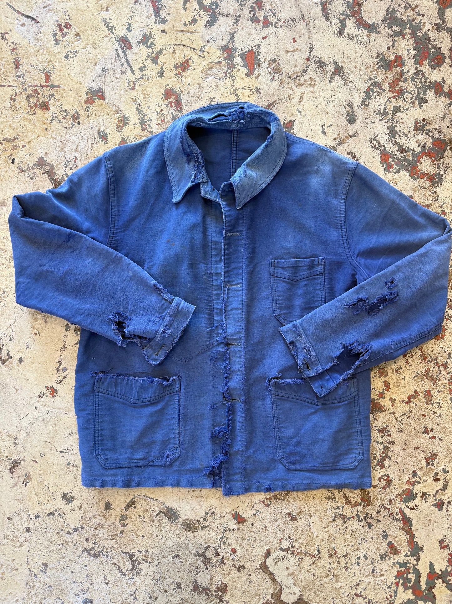BLK LBL VNTG Le Mont St Michel Moleskin Jacket Chevron Pocket
