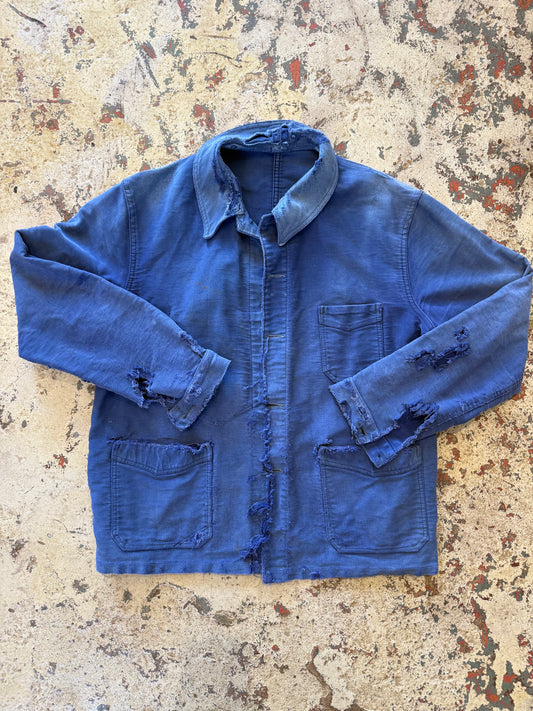 BLK LBL VNTG Le Mont St Michel Moleskin Jacket Chevron Pocket