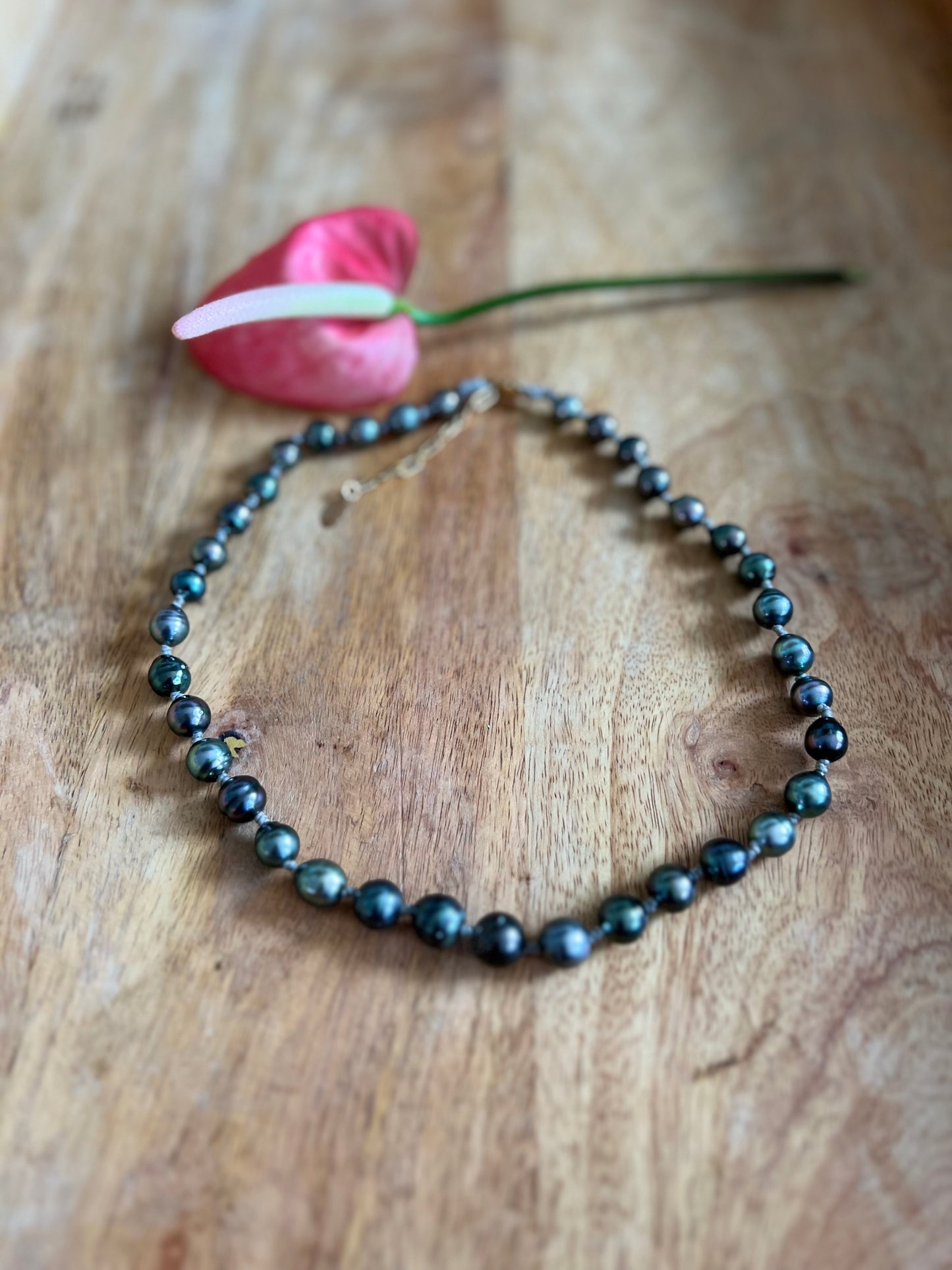 Megan Tahitian pearl necklace