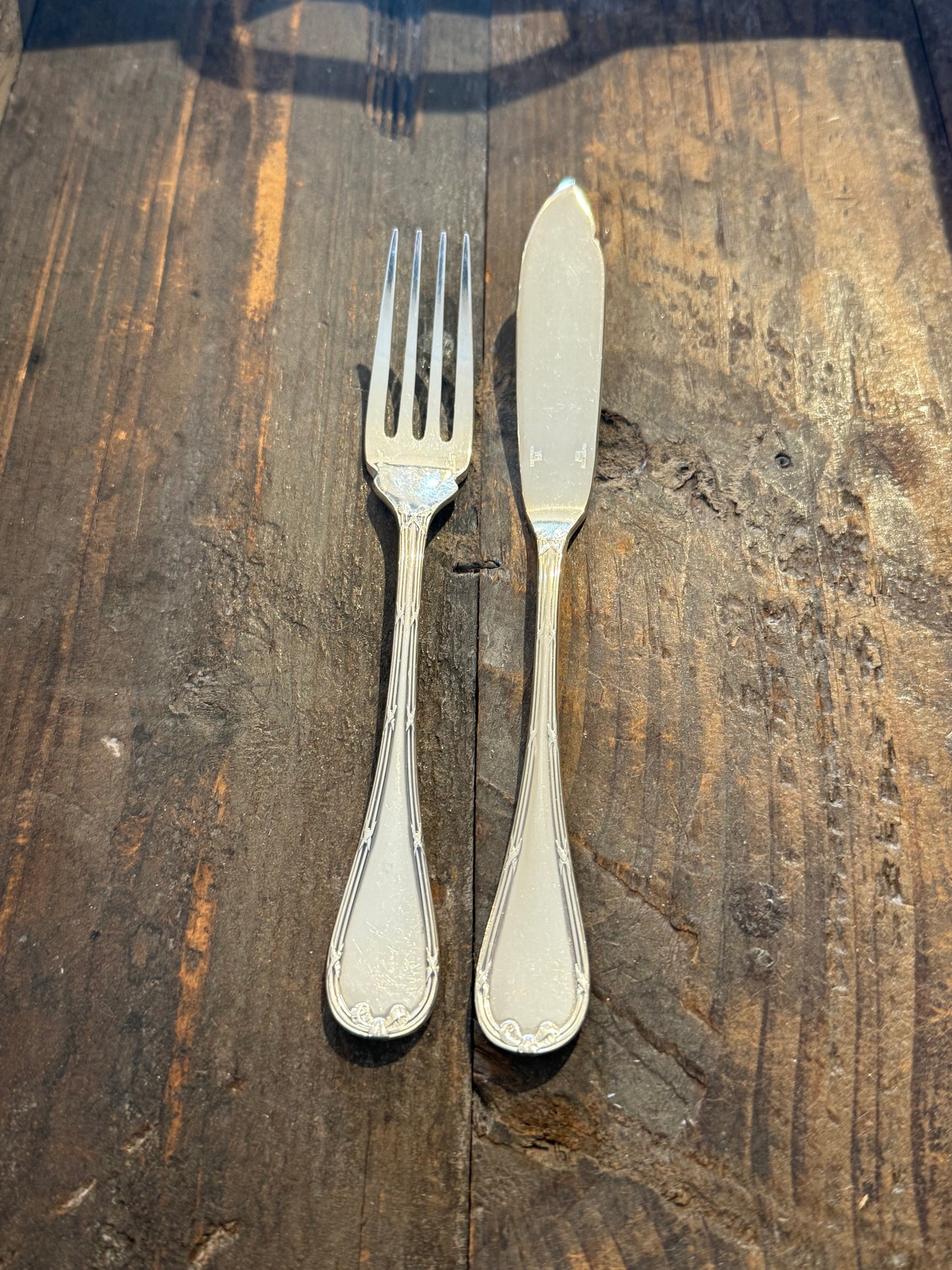 Vintage CHRISTOFLE RUBANS CROISÉS Serving Set