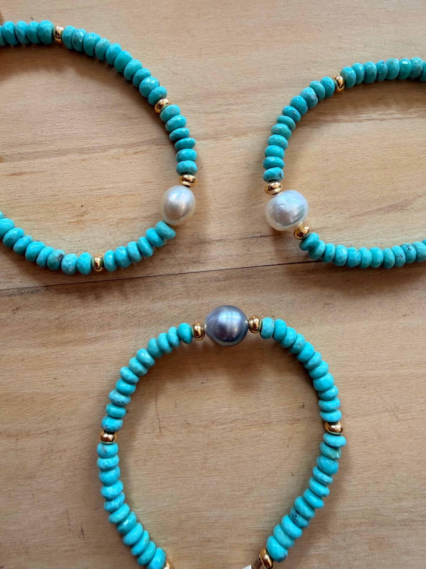 Turquoise gemstone bracelet
