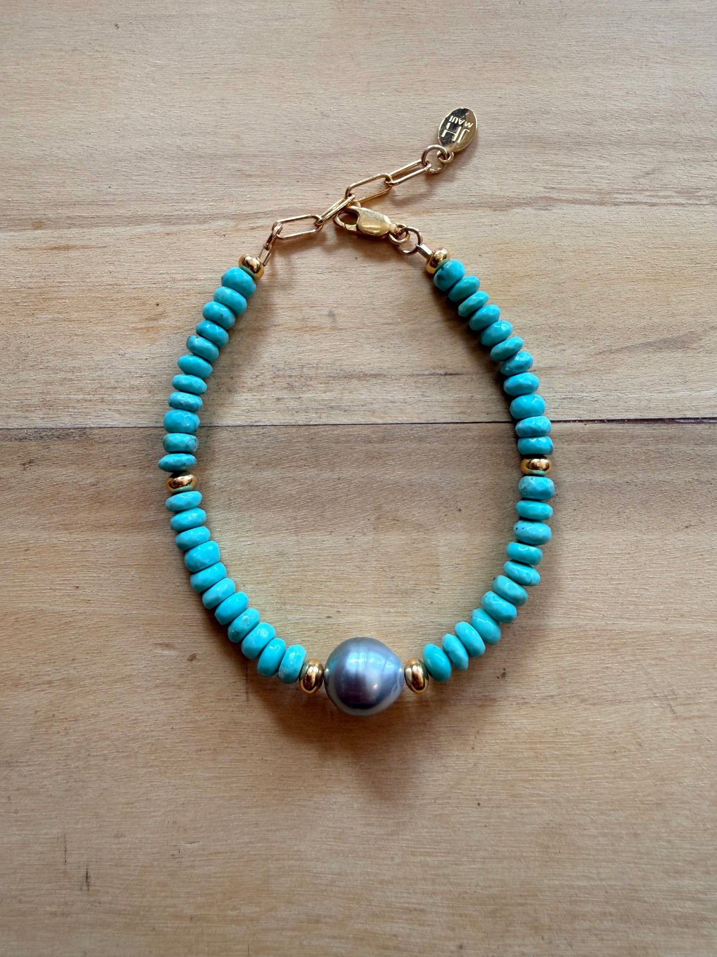 Turquoise gemstone bracelet