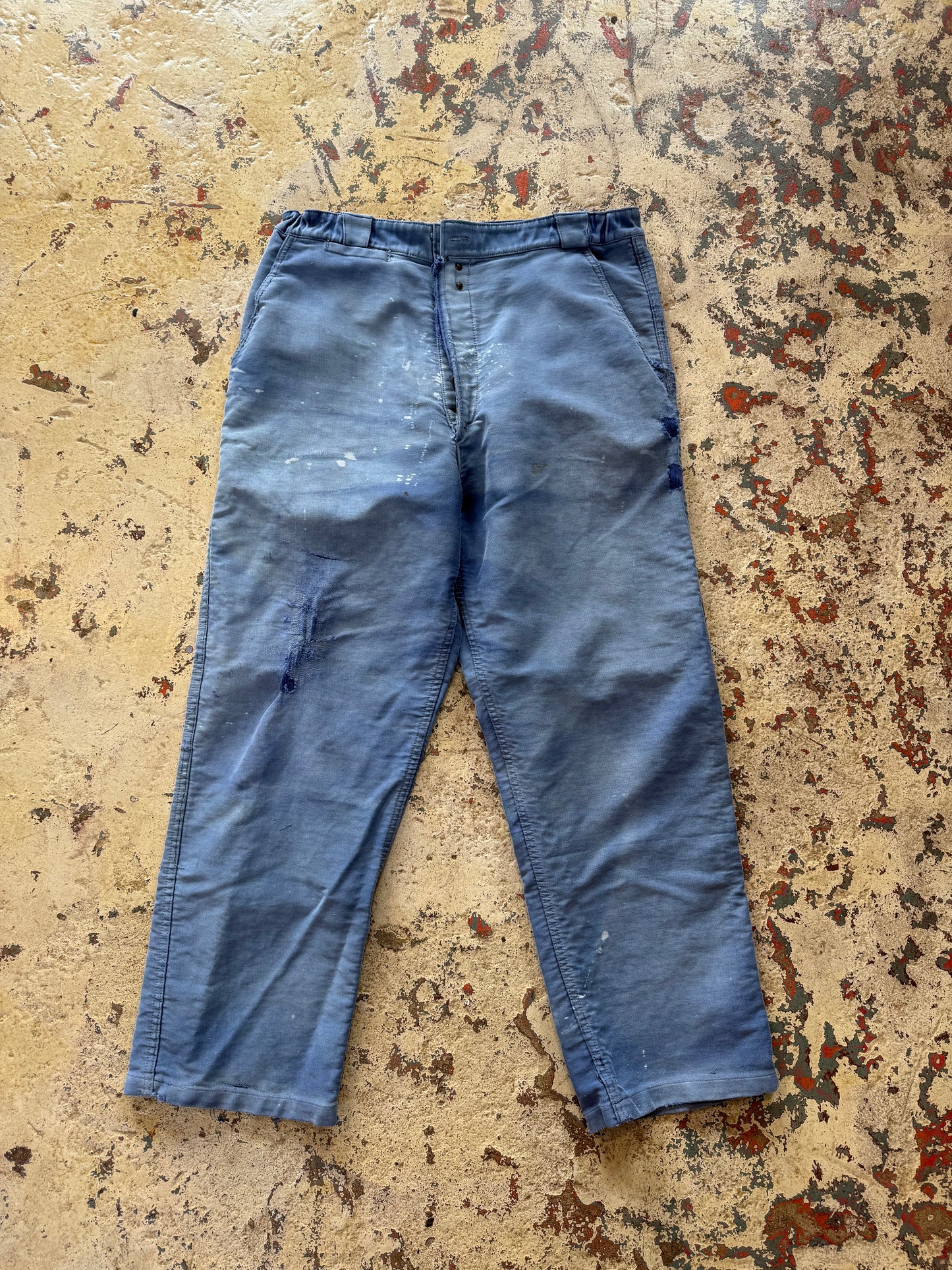 Moleskin Trousers Vintage French Workwear