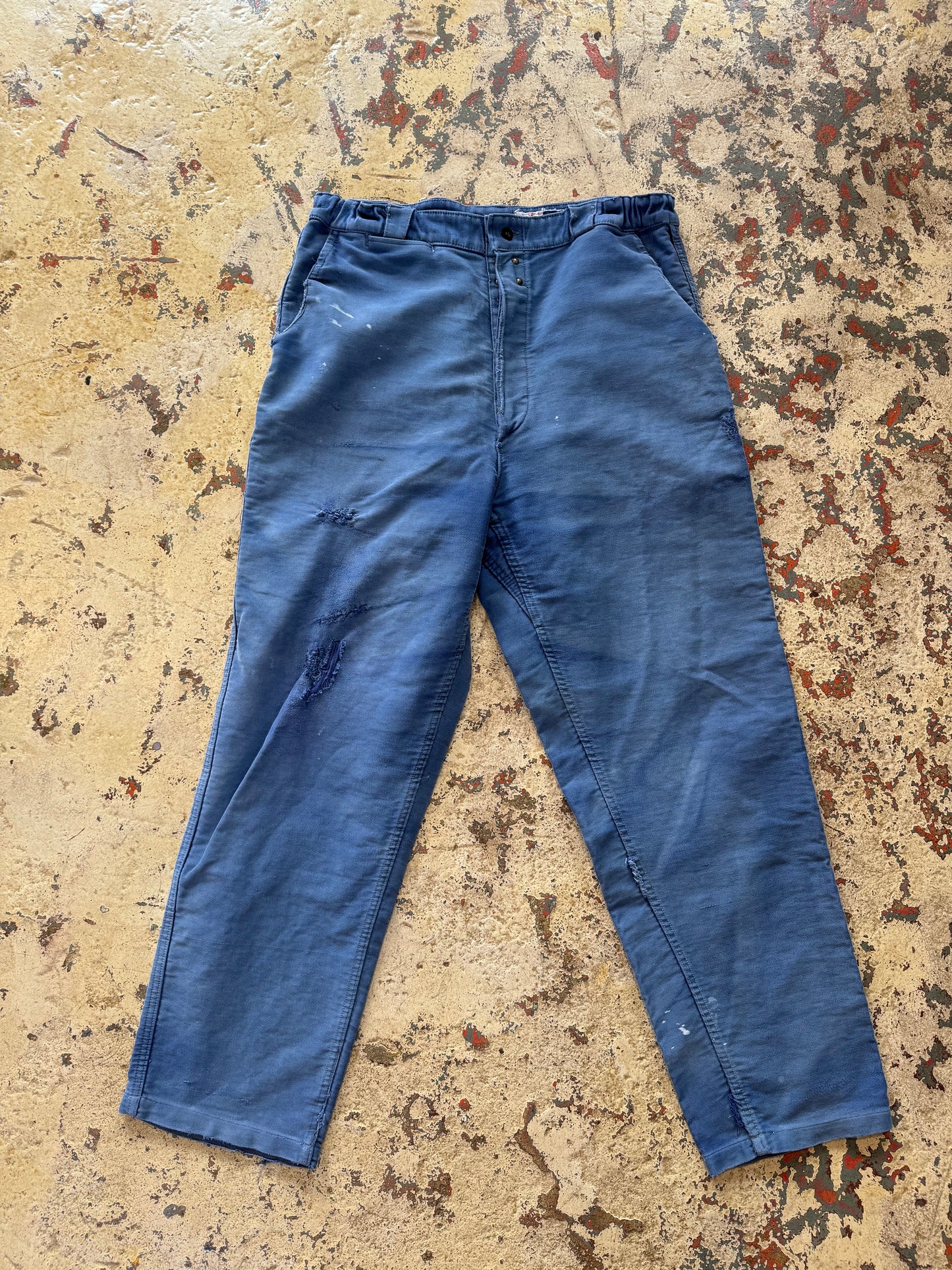 Moleskin Trousers Vintage French Workwear