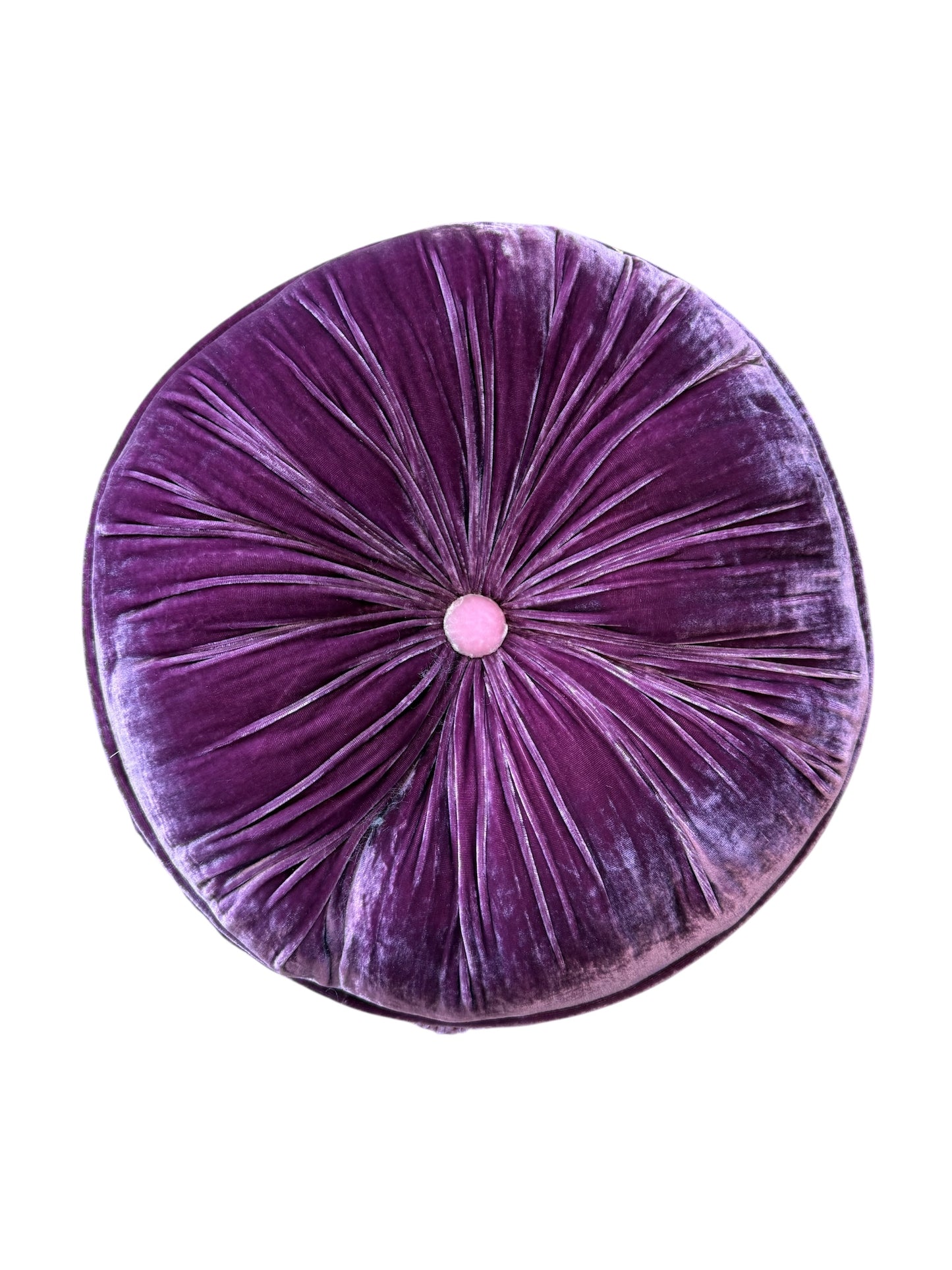 Silk + Velvet Luxury Round Pillow