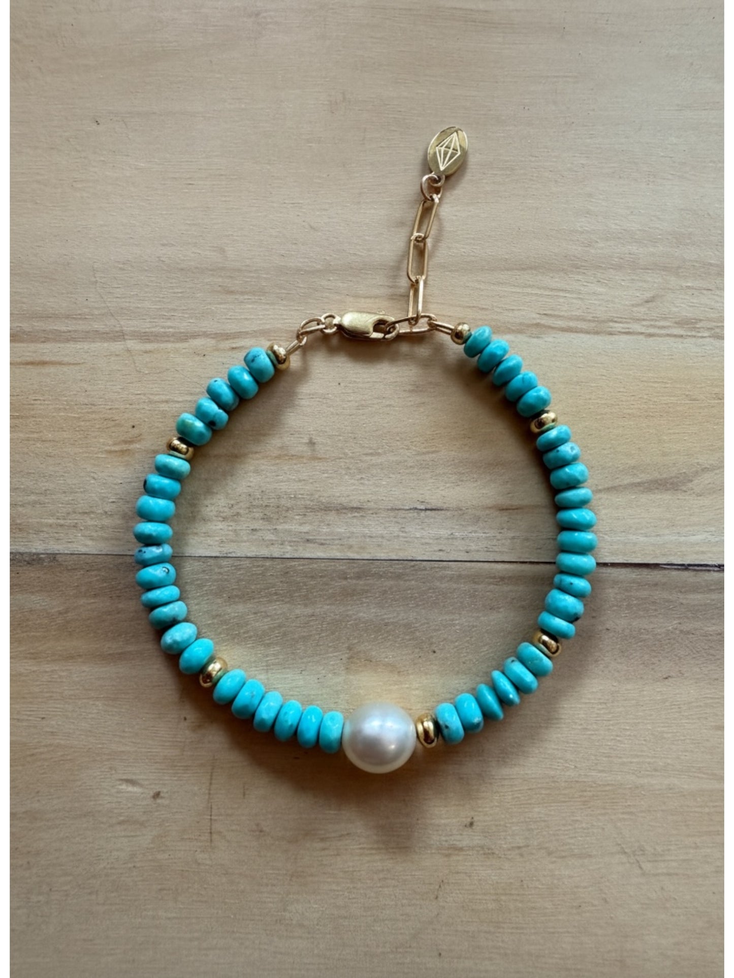 Turquoise gemstone bracelet