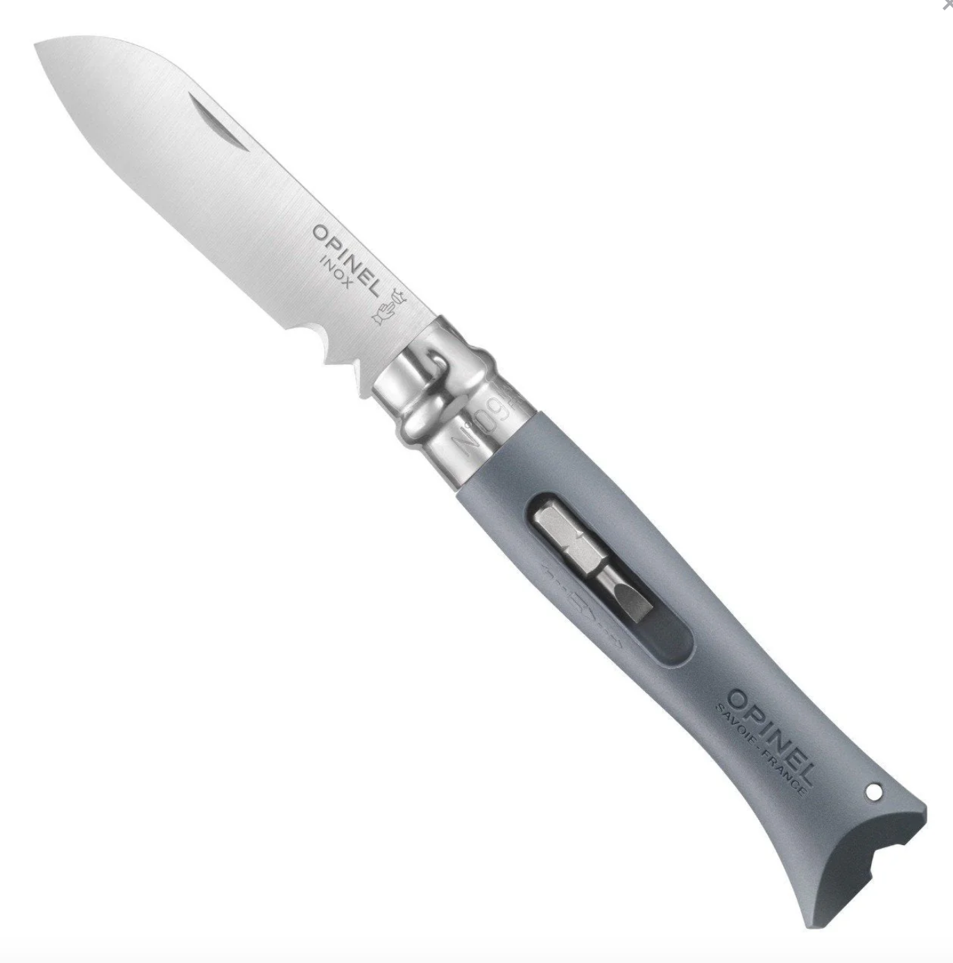 Opinel No.09 DIY Folding Utility GREY