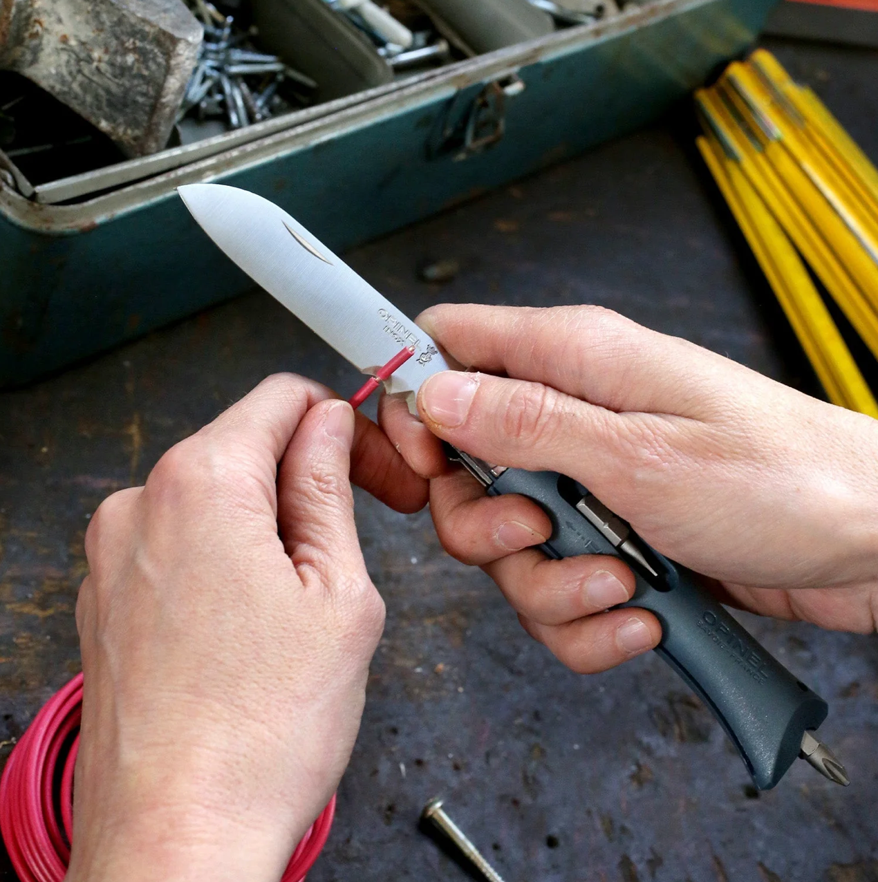 Opinel No.09 DIY Folding Utility GREY