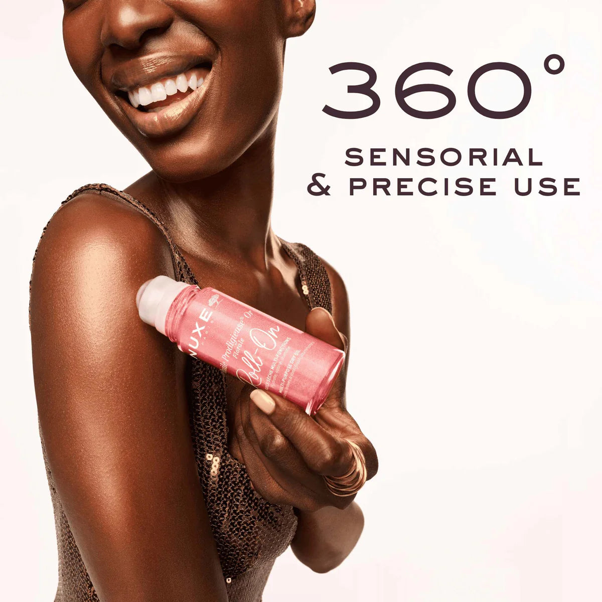 NUXE PINK Dry Shimmer Oil Roll On