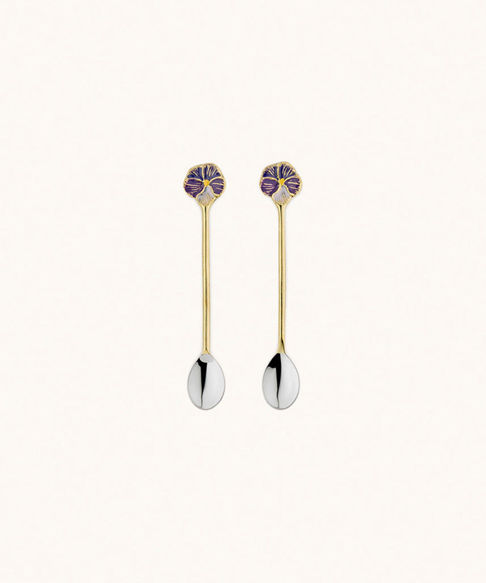 Violet Teaspoon Set