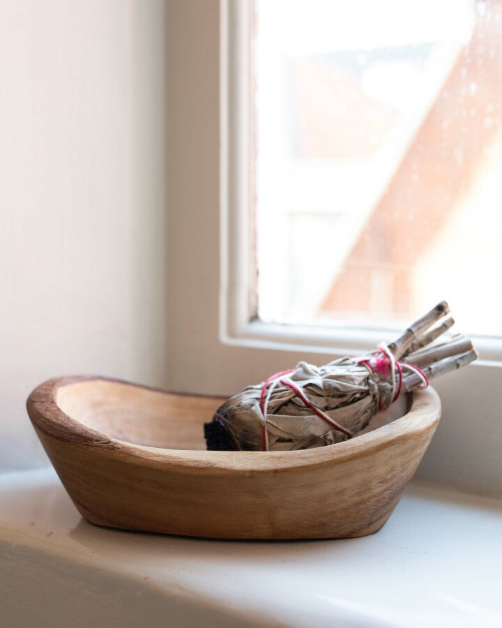 Olive Wood Aperitif Bowl