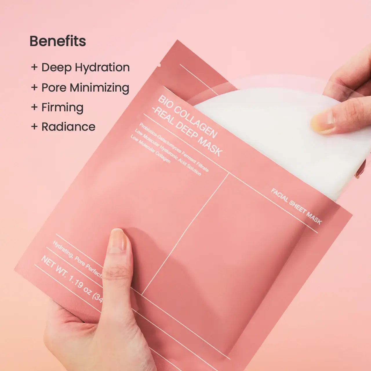 [Biodance] Bio Collagen Real Deep Overnight Mask 1EA 4 types: Collagen(Pink)