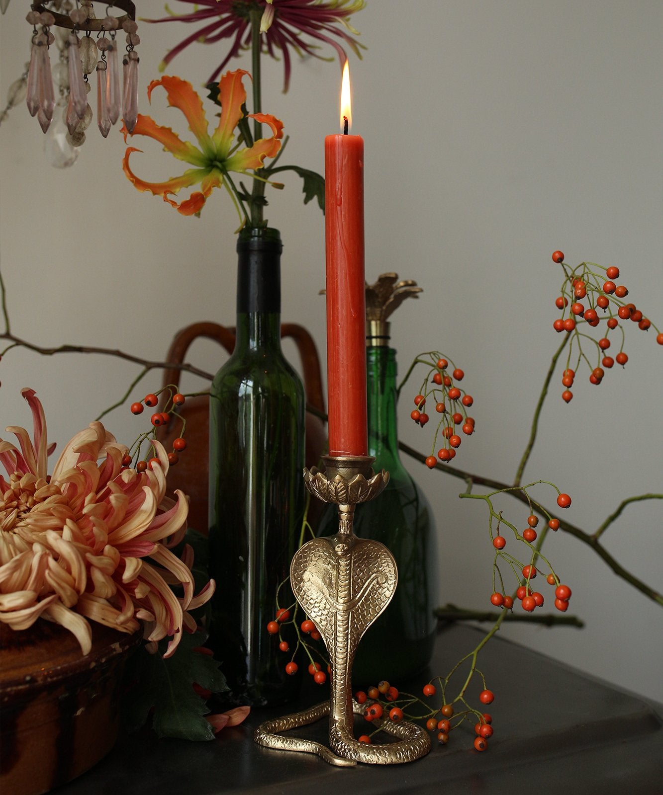 Snake Candle Holder
