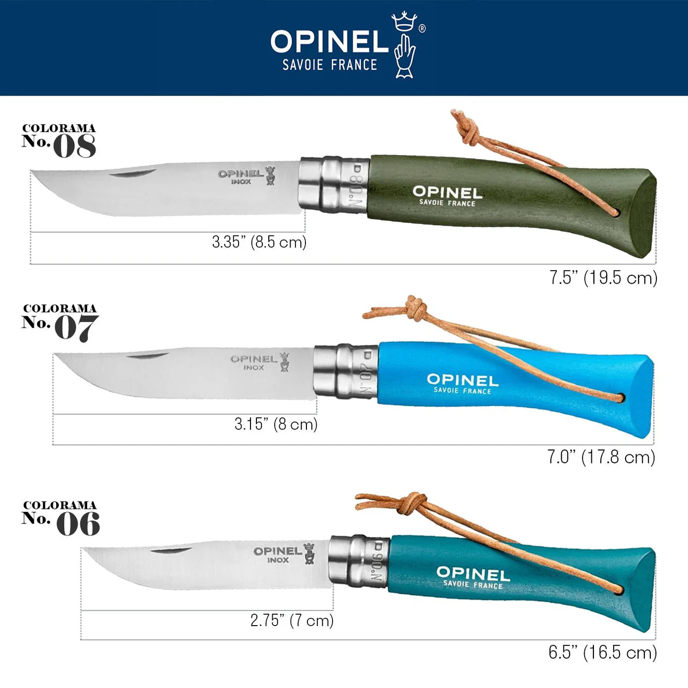 Opinel No.08 Colorama